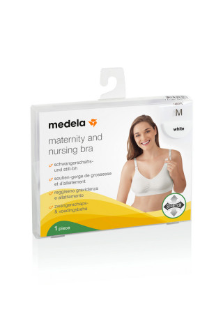 Grudnjak MATERNITY AND NURSING BRA, veličina XL, beli 