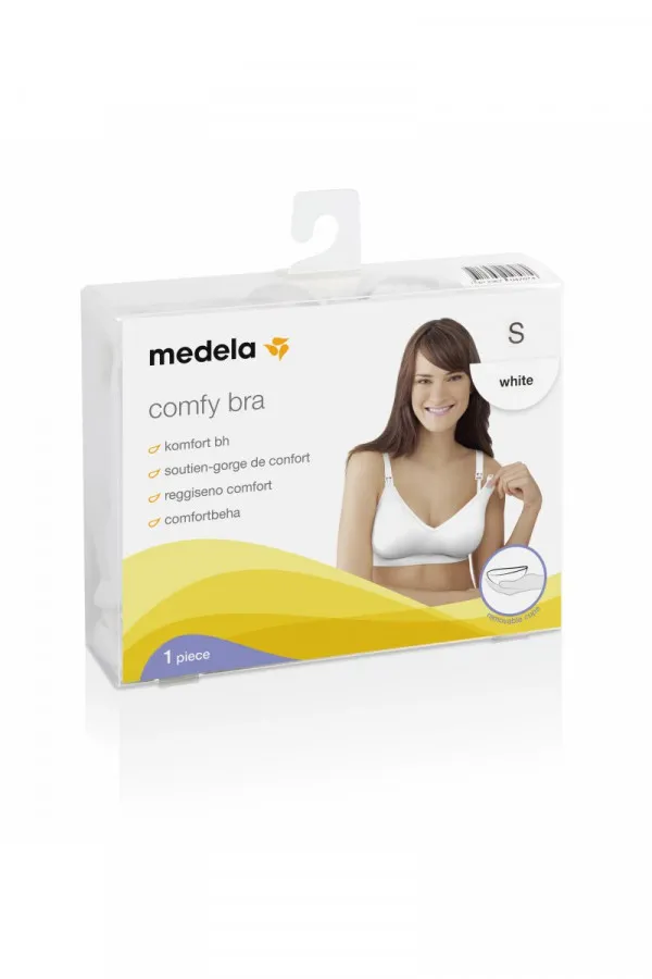 Grudnjak COMFY BRA, veličina S, beli 