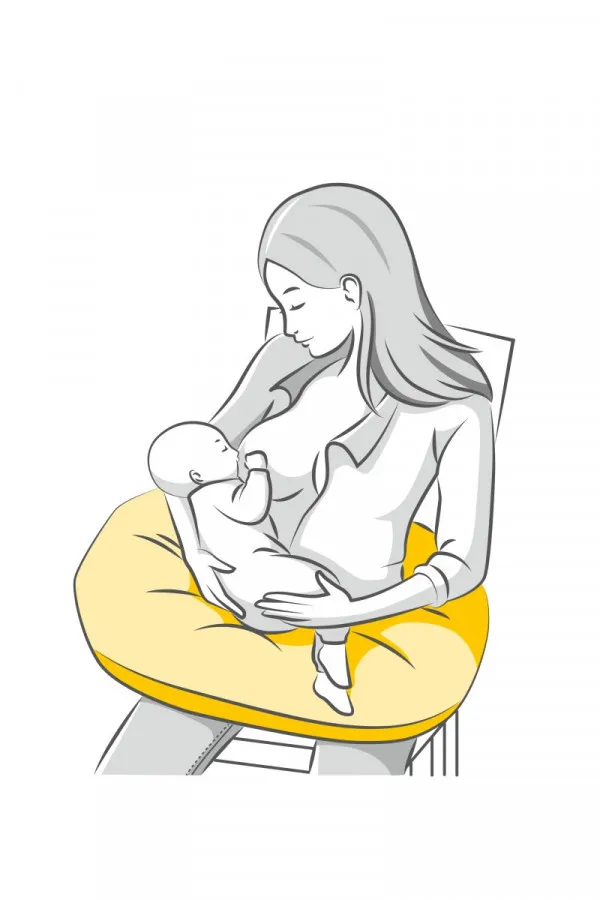 Jastuk za trudnice i porodilje, sivi 