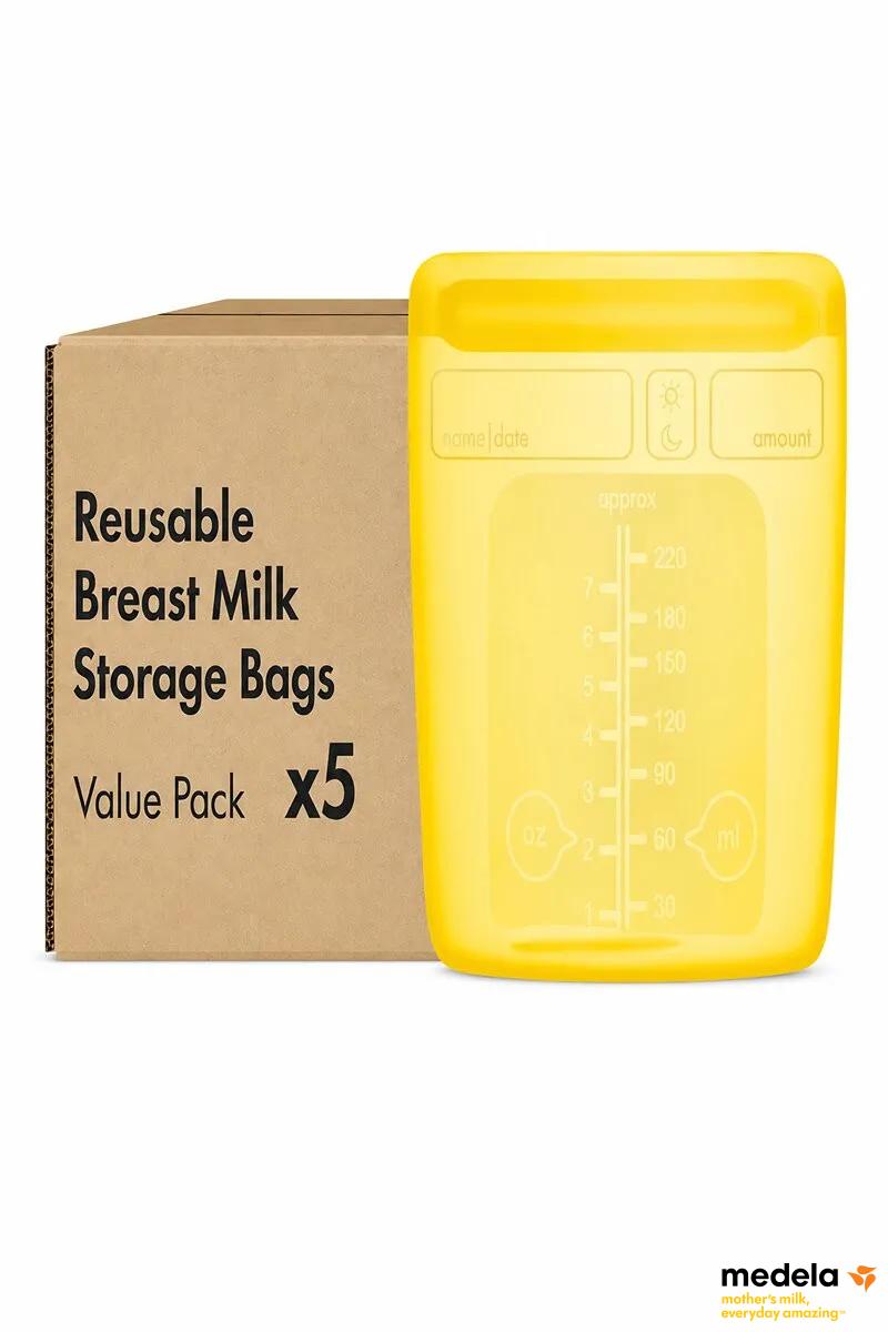 KESICE ZA ČUVANJE MLEKA 220ml MEDELA - VIŠEKRATNE (a5) 